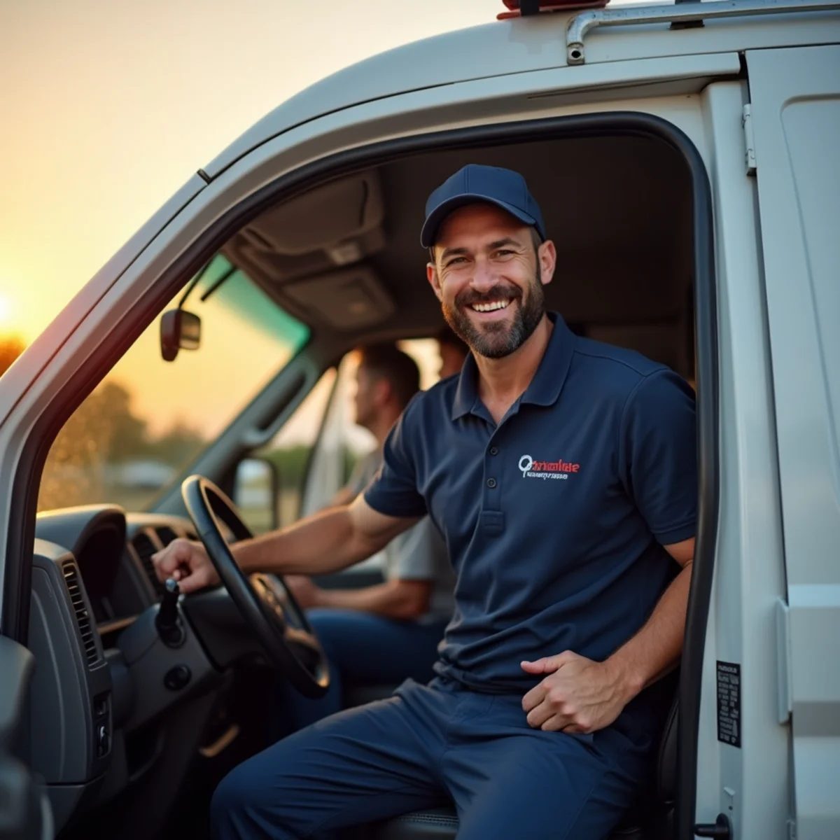 Lewisville Rapid Plumbers fully stocked emergency service van dispatched to residential job